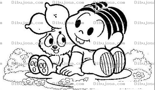 Dibujo para colorear Colorear Mi Amigo El Conejo