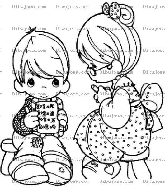 Dibujo para colorear Colorear Tablas De Multiplicar De Preciosmoments