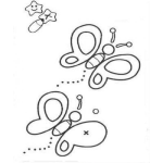 Dibujo para colorear Colorear Maripositas Volando