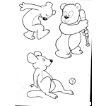 Dibujo para colorear Colorear Osos Y Raton
