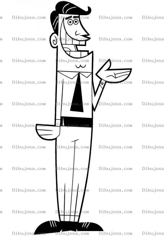 Dibujo para colorear Colorear Hombre Educado Y Caballeroso