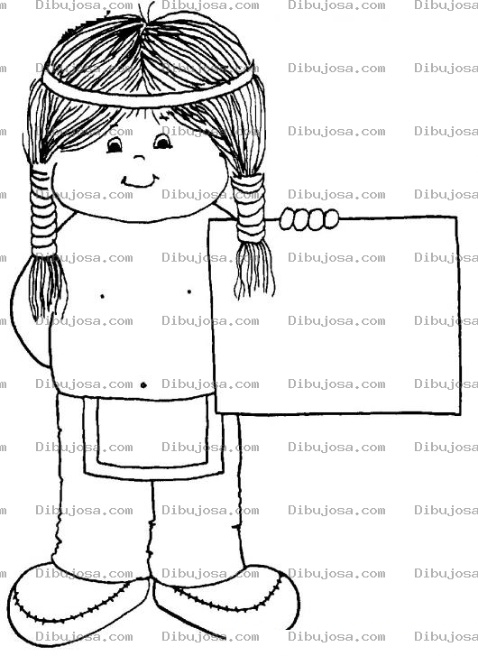 Dibujo para colorear Colorear Indito Con Cartel