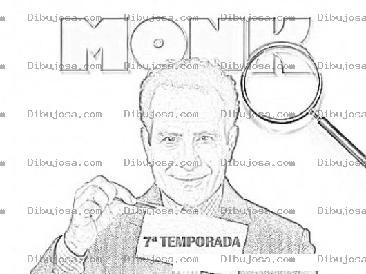 Dibujo para colorear Monk Online Coloring Page Para Colorear