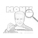 Dibujo para colorear Monk Online Coloring Page Para Colorear