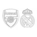 Dibujo para colorear Arsenal Y Real Madrid Para Colorear Y Pintar