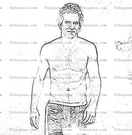 Dibujo para colorear Ryan Reynolds En Dibujo Para Pintar Y Colorear Online