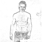Dibujo para colorear Ryan Reynolds En Dibujo Para Pintar Y Colorear Online
