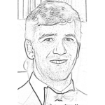 Dibujo para colorear Eli Manning En Dibujo Para Pintar Y Colorear