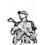 Dibujo para colorear Soldado Del Ejercito De Guatemala Para Pintar Y Colorear