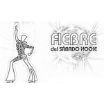Dibujo para colorear Fiebre Del Sabado Para Pintar Y Colorear
