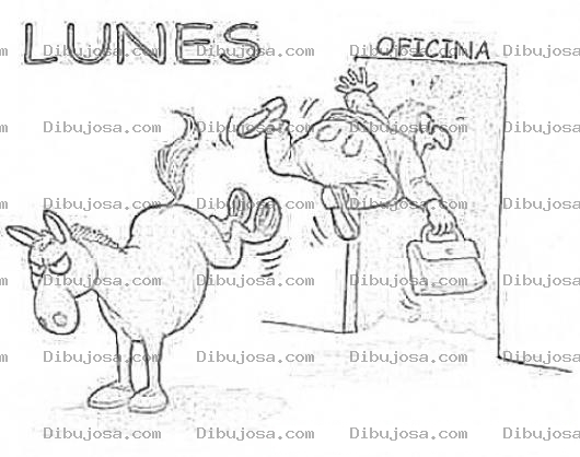 Dibujo para colorear Colorear Lunes
