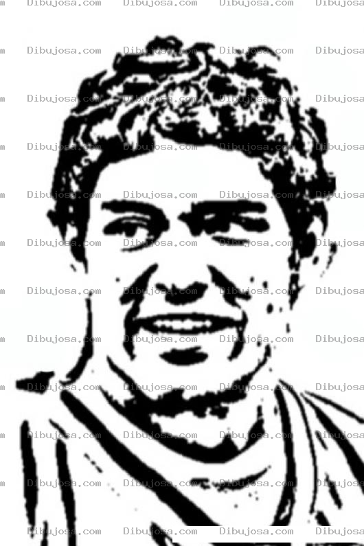 Dibujo para colorear Dibujo De Mark Sanchez Jugador De La Nfl Para Colorear