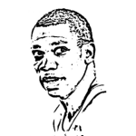 Dibujo para colorear Dibujo De Yohan Blake Corredor Jamaiquino Para Colorear Y Pintar