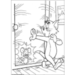 Dibujo para colorear Tom y Jerry Coloring