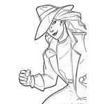 Dibujo para colorear Donde En El Mundo Esta Carmen Sandiego Para Colorear