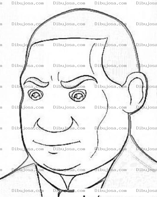 Dibujo para colorear Dibujo Para Colorear De Benito Juarez Quien Dijo El Respeto Al Derecho Ajeno Es La Paz