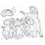 Dibujo para colorear Profesora De Coreografia Aerobicos Y Educacion Fisica Para Colorear