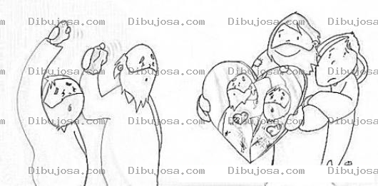 Dibujo para colorear El Que Este Libre De Pecado Que Lance La Primera Piedra Para Pintar Y Colorear