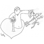 Dibujo para colorear Colorear A Jesus Cuidando El Corazon Sobre Toda Cosa Guardada Guarda Tu Corazon