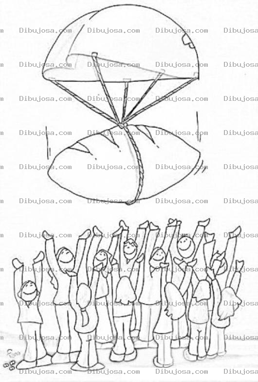 Dibujo para colorear El Pan Nuestro De Cada Dia Para Pintar Y Colorear