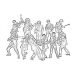 Dibujo para colorear Dibujo De Banda Musical Para Pintar Y Colorear