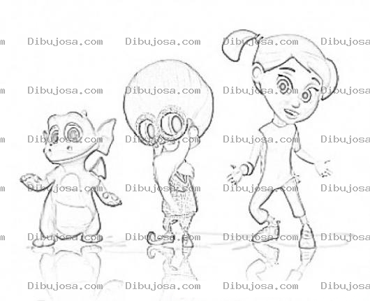 Dibujo para colorear Bo On The Go Coloring Page Para Pintar Y Colorear