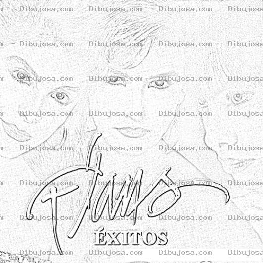 Dibujo para colorear Dibujo De Las Flans Para Pintar Y Colorear