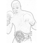 Dibujo para colorear Sugar Ray Leonard Coloring Page Para Pintar Y Colorear