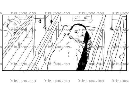Dibujo para colorear Dibujo De Bebe Recien Nacidopara Pintar Y Colorear
