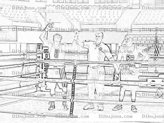 Dibujo para colorear Dibujo De Elmer Cazador El Mejor Boxeador De Guatemala Para Pintar Y Colorear