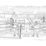 Dibujo para colorear Dibujo De Elmer Cazador El Mejor Boxeador De Guatemala Para Pintar Y Colorear