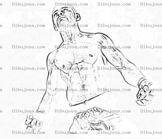 Dibujo para colorear Luis Ciraiz Guatemala Dibujo de LuisCiraiz El Mejor Luchador De Mma En Guatemala Para Pintar Y Colorear