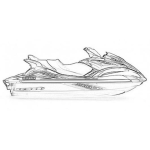 Dibujo para colorear Dibujo De Moto De Agua Yamaha Para Pintar Y Colorear Waverunner Online