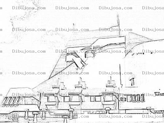 Dibujo para colorear Teatro Nacional De Guatemala Para Pintar Y Colorear