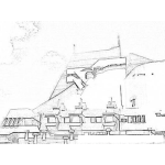 Dibujo para colorear Teatro Nacional De Guatemala Para Pintar Y Colorear