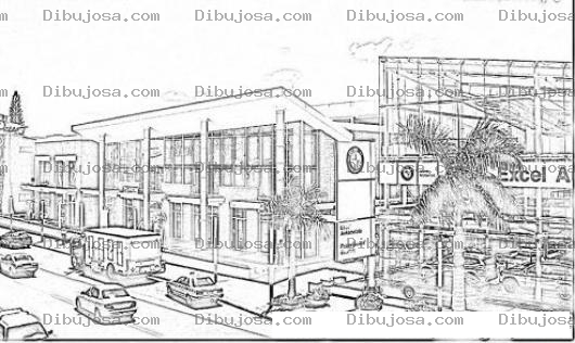 Dibujo para colorear Colonia Escalon El Salvador Para Pintar Y Colorear