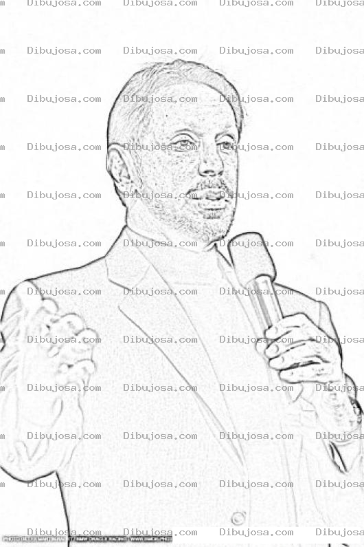 Dibujo para colorear Larry Ellison Para Pintar Y Colorear