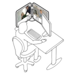 Dibujo para colorear Dibujo De Un Operador De Computadoras Para Pintar Y Colorear