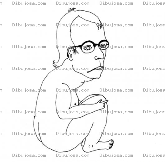 Dibujo para colorear Colorear Hombre Haciendo Popo