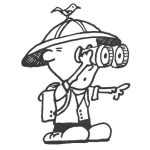 Dibujo para colorear Dibujo De Chico Explorador Para Pintar Y Colorear