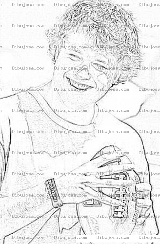 Dibujo para colorear Matthew Stafford Coloring Page Dibujo Para Pintar Y Colorear
