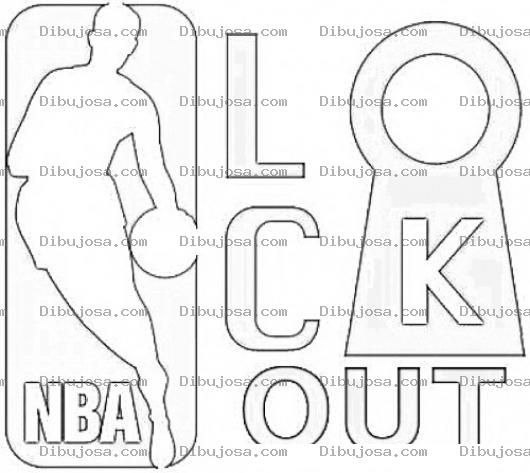 Dibujo para colorear Nba Lockout Coloring Page Dibujo Para Colorear