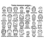 Dibujo para colorear Tipos De Amigos Para Pintar Y Colorear Amigos De Facebook