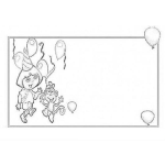 Dibujo para colorear Tarjeta De Dora Exploradora Para Pintar Y Colorear