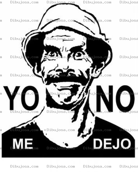 Dibujo para colorear Yo No Me Dejo Dibujo De Don Ramon Para Colorear