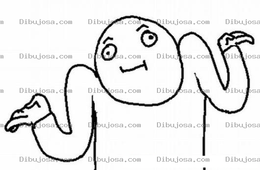 Dibujo para colorear Yo No Se Saber Quien Fue Para Colorear Y Pintar