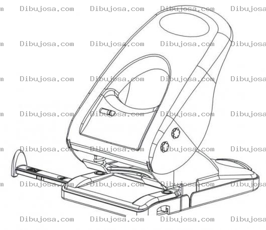 Dibujo para colorear Dibujo De Sacabocados Perforadora De Papel Para Colorear Y Pintar