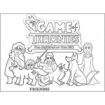 Juego De Thronies Para Pintar Y Colorear