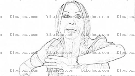 Dibujo para colorear Dibujo De Laura En America Laura Bozzo Senorita Laura Que Pase El Desgraciado Para Pintar Y Colorear
