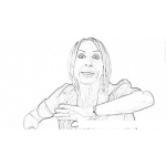 Dibujo para colorear Dibujo De Laura En America Laura Bozzo Senorita Laura Que Pase El Desgraciado Para Pintar Y Colorear